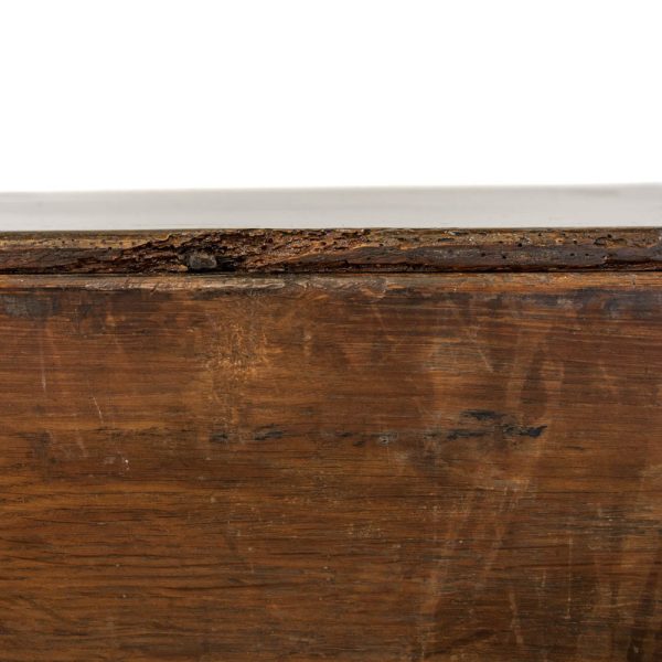 M-4120 18th Century Antique Joined Oak Mule Chest (8)