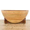M-6323 Large Vintage Pine Gateleg Dining Table penderyn antiques (5)