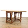 M-6323 Large Vintage Pine Gateleg Dining Table penderyn antiques (7)