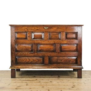 M-6343 Antique 18th Century Welsh Oak Mule Chest penderyn antiques (1)