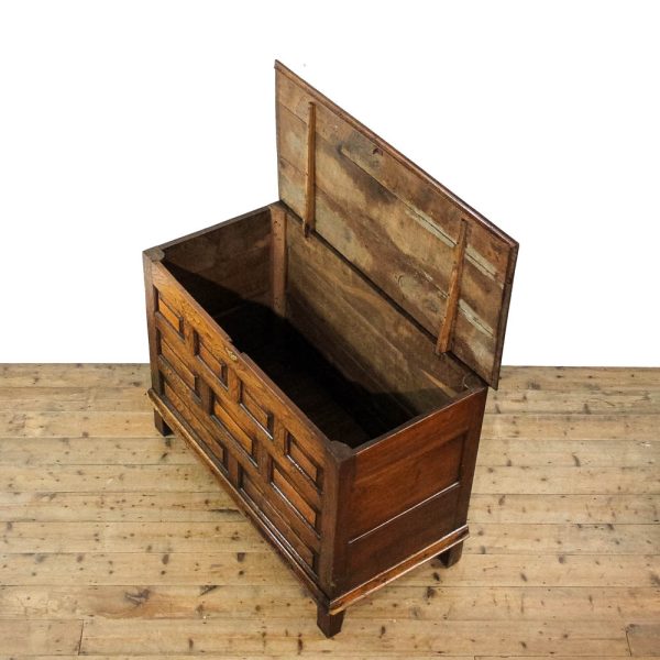 M-6343 Antique 18th Century Welsh Oak Mule Chest penderyn antiques (7)