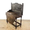M-6378 Antique Oak Dropleaf Side Table penderyn antiques (1)