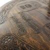 M-6378 Antique Oak Dropleaf Side Table penderyn antiques (7)