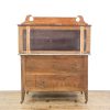 M-6395 Antique Edwardian Walnut Marble Top Washstand penderyn antiques (3)