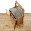 M-6395 Antique Edwardian Walnut Marble Top Washstand penderyn antiques (5)