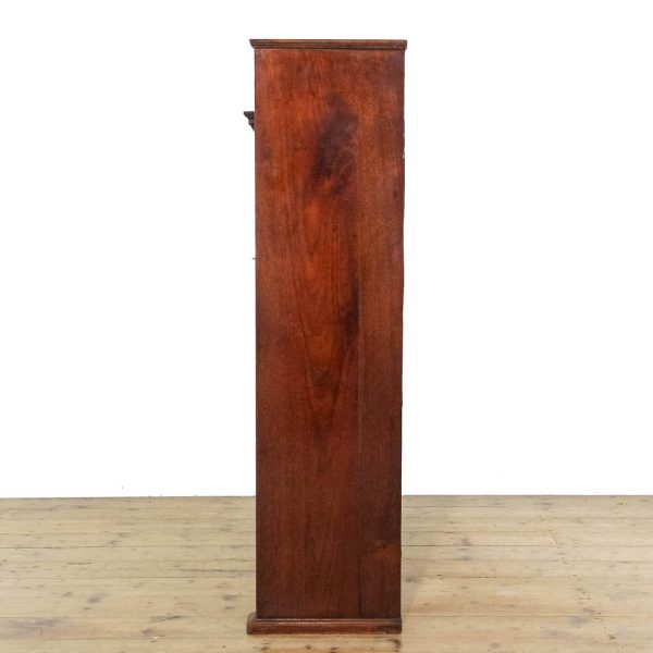 M-6399 Antique Edwardian Mahogany Freestanding Bookcase penderyn antiques (3)