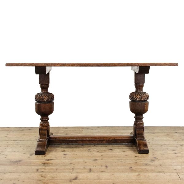 M-6429 Antique 17th Century Style Oak Refectory Table penderyn antiques (1)