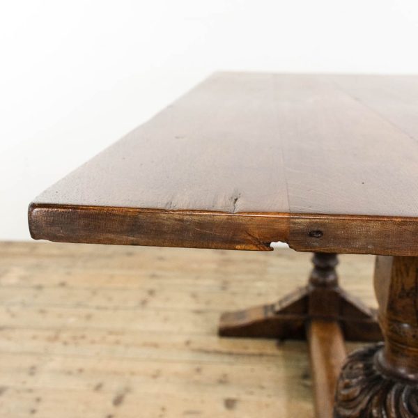 M-6429 Antique 17th Century Style Oak Refectory Table penderyn antiques (10)