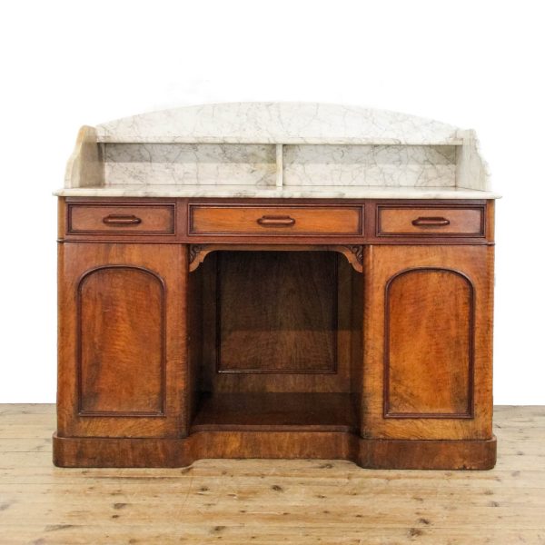 M-6434 Antique Victorian Mahogany Marble Topped Washstand penderyn antiques (1)