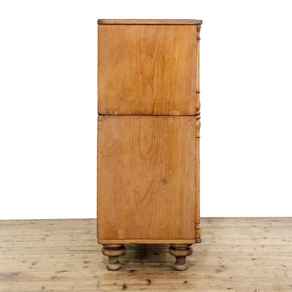M-6442 Large Antique Pine Chest of Drawers penderyn antiques (2)