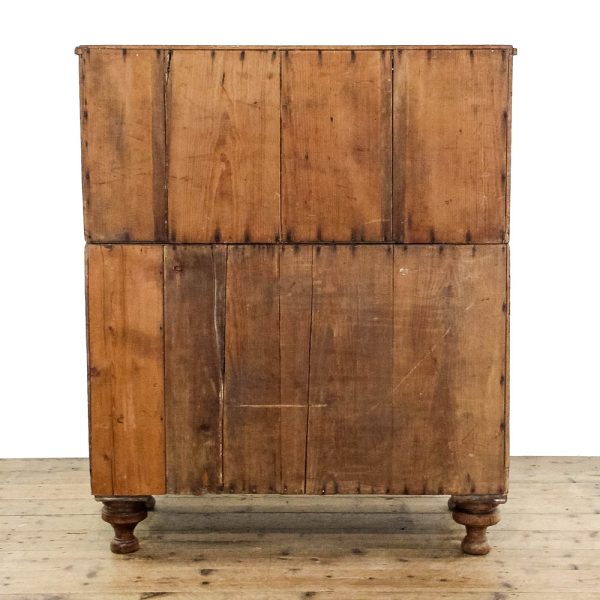 M-6442 Large Antique Pine Chest of Drawers penderyn antiques (3)