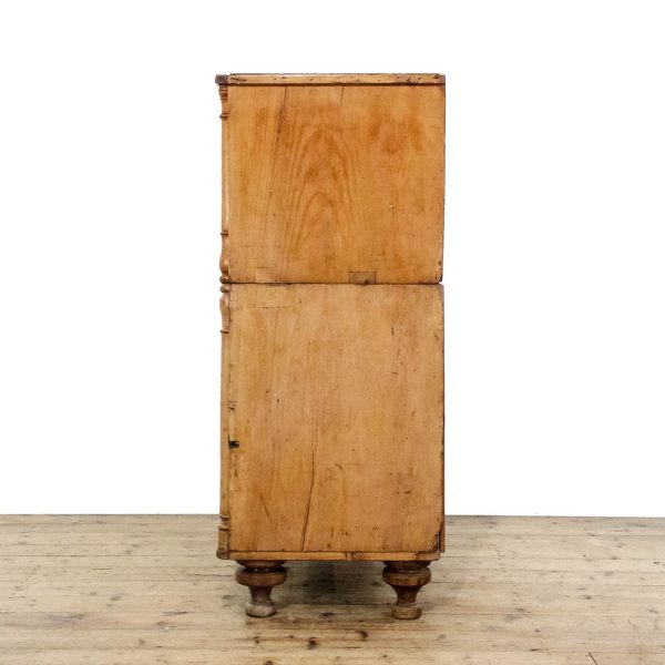 M-6442 Large Antique Pine Chest of Drawers penderyn antiques (4)