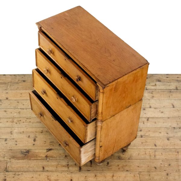 M-6442 Large Antique Pine Chest of Drawers penderyn antiques (5)