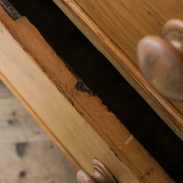 M-6442 Large Antique Pine Chest of Drawers penderyn antiques (6)