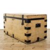 M-6444 Antique Pine Metal Bound Chest penderyn antiques (1)