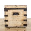 M-6444 Antique Pine Metal Bound Chest penderyn antiques 3