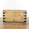 M-6444 Antique Pine Metal Bound Chest penderyn antiques (4)