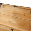 M-6444 Antique Pine Metal Bound Chest penderyn antiques (8)