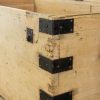M-6444 Antique Pine Metal Bound Chest penderyn antiques (9)