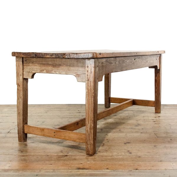 M-6448 Large Antique Rustic Pine Table penderyn antiques (1)