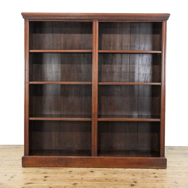 M-6450 Antique Victorian Walnut Bookcase penderyn antiques (1)