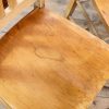 M-6451A Set of Four Antique Beech Chapel Chairs penderyn antiques (3)