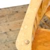 M-6451A Set of Four Antique Beech Chapel Chairs penderyn antiques (4)