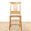 M-6451A Set of Four Antique Beech Chapel Chairs penderyn antiques (7)