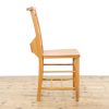 M-6451A Set of Four Antique Beech Chapel Chairs penderyn antiques (8)