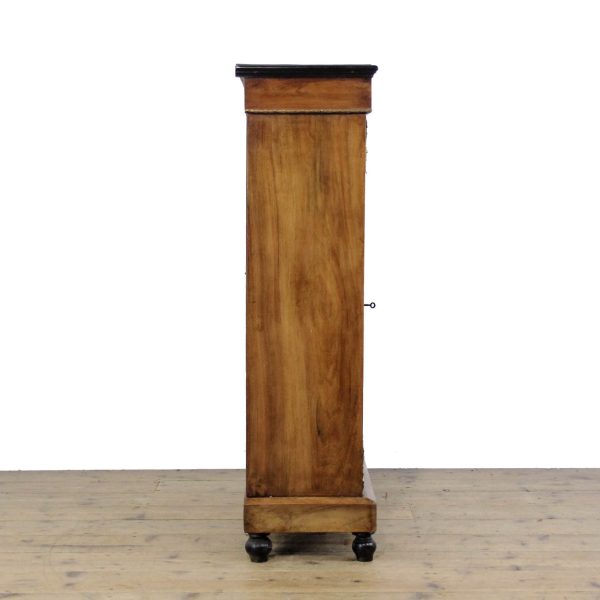 M-6513 Antique Walnut Inlaid Cabinet (4)