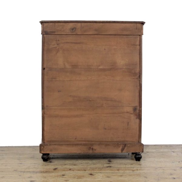 M-6513 Antique Walnut Inlaid Cabinet (7)