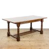 M-6486 Early 20th Century Oak Refectory Table (2)