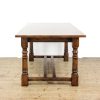 M-6486 Early 20th Century Oak Refectory Table (6)