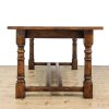 M-6486 Early 20th Century Oak Refectory Table (8)