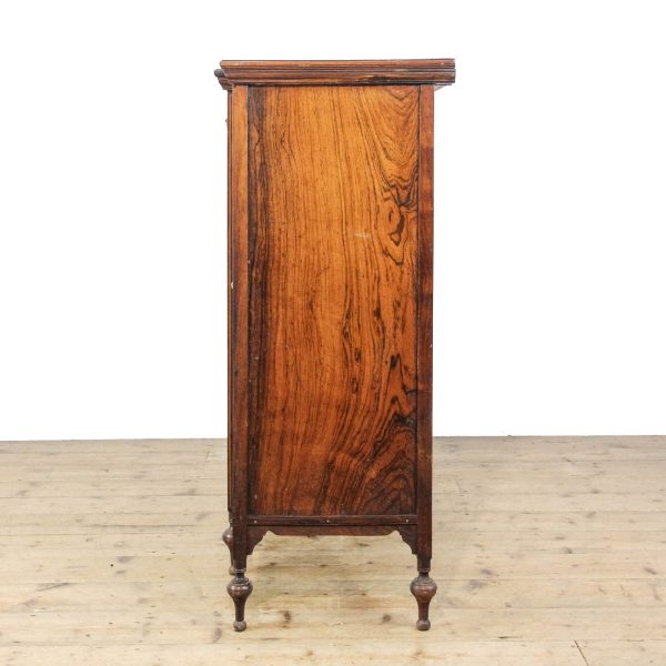 M-6477 Edwardian Rosewood Inlaid Side Cabinet (7)