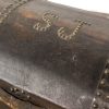M-6394 Antique Leather Domed Trunk (8)