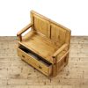 M-6452 Rustic Pine Settle Bench (5)