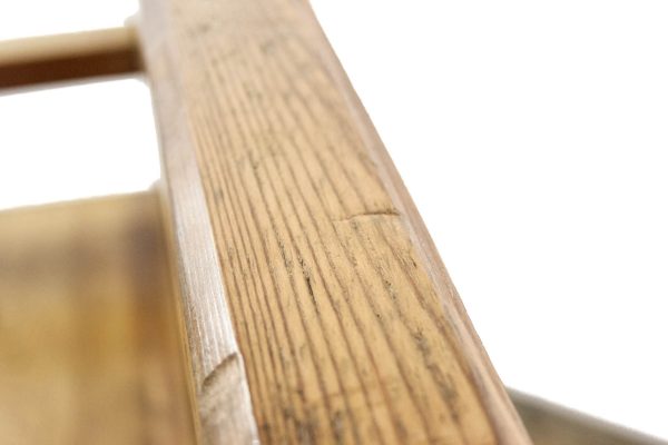 M-6452 Rustic Pine Settle Bench (6)