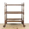 M-6454 Vintage Oak Drinks Trolley (5)