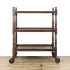 M-6454 Vintage Oak Drinks Trolley (6)