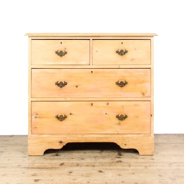 M-6457 Antique Small Pine Chest of Drawers (1)