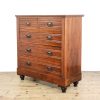 M-6460 Antique Edwardian Mahogany Chest of Drawers (2)