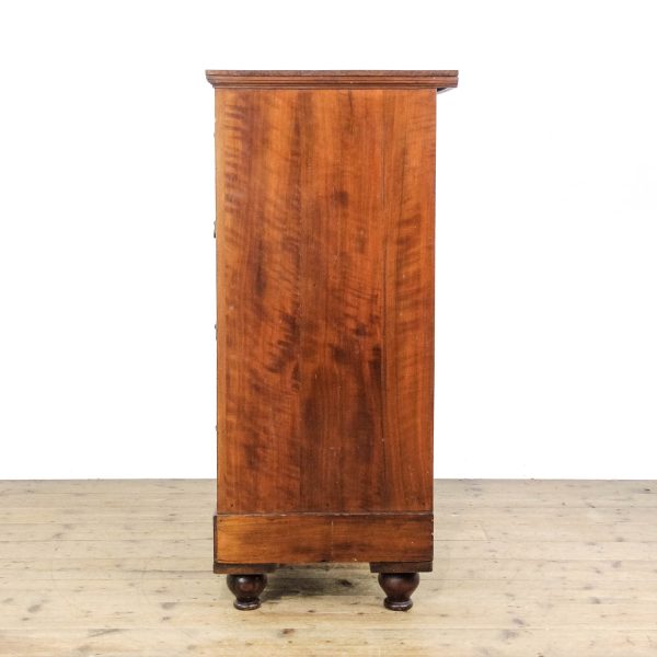 M-6460 Antique Edwardian Mahogany Chest of Drawers (6)