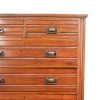 M-6460 Antique Edwardian Mahogany Chest of Drawers (8)