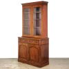 M-6464 Antique Victorian Mahogany Glazed Top Bookcase (3)