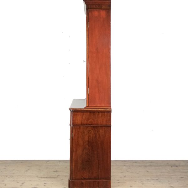 M-6464 Antique Victorian Mahogany Glazed Top Bookcase (4)