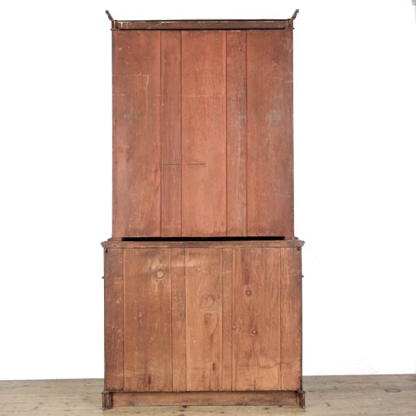 M-6464 Antique Victorian Mahogany Glazed Top Bookcase (5)