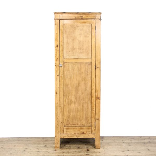 M-6468 Vintage Pine Cupboard or Sentry Wardrobe (1)