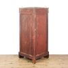 M-6474 Antique Victorian Inlaid Bow Front Corner Cupboard (10)