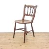 M-6517 Antique Victorian Set of Three Elm Farmhouse Chairs (4)
